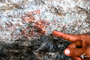 Palmas de Monte Alto - Inscrições rupestres dos índios Tapuios