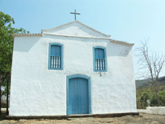 Cidade de Goiás - Igreja Santa Bárbara<br /><span>Crédito: fractionsfrommylife.blogspot.com</span>