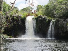 Chapada dos Veadeiros - Cachoeira  de São Bento<br /><span>Crédito: menoncin.blogspot.com.br</span>