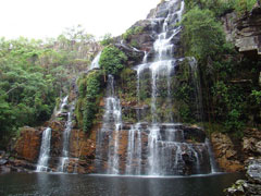 Chapada dos Veadeiros - Cachoeira Almecegas<br /><span>Crédito: www.panoramio.com</span>