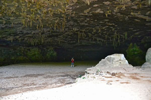 Terra Ronca - Caverna Angélica - Grandiosidade da caverna
