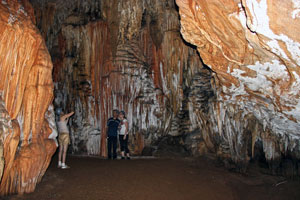 Terra Ronca - Caverna Angélica - Gigantescas cortinas