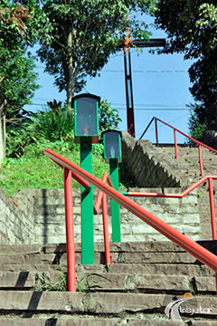 Antônio Prado - Capitéis na Escadaria da Fé