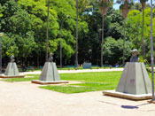 Porto Alegre - Parque Farroupilha - Bustos de personalidades